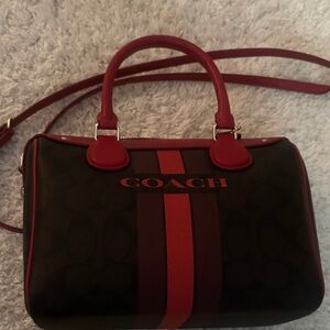 Coach Black and Red handbag